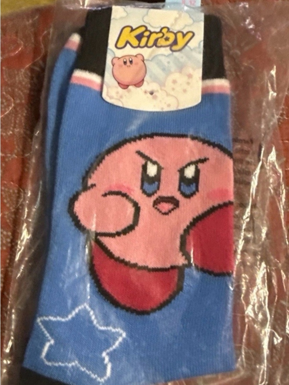 Kirby Character Socks Men’s Sz 8-12 New in Package Bioworld